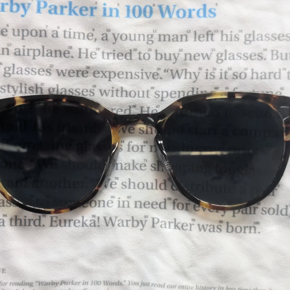 Warby Parker Black Sunglasses